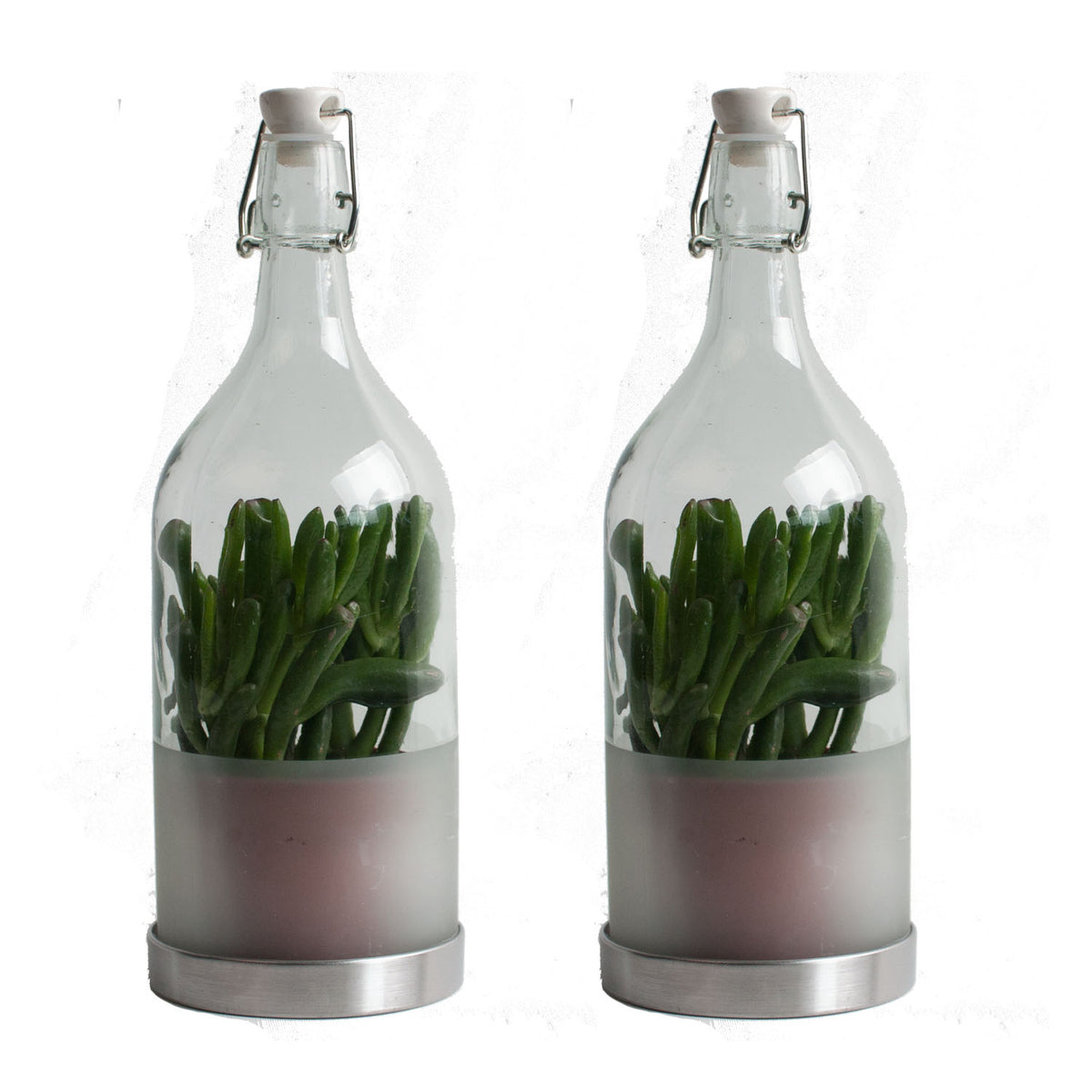 Mini-Green Duo Message In A Bottle